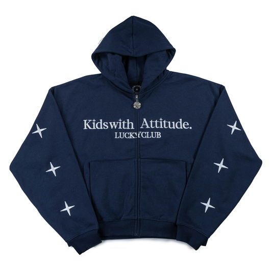 LUCKY CAT ZIP HOODIE